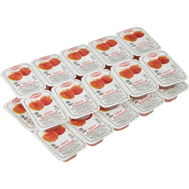 Джем Руконт порц. яблоко 20 г/шт 20 шт/уп - фото 1