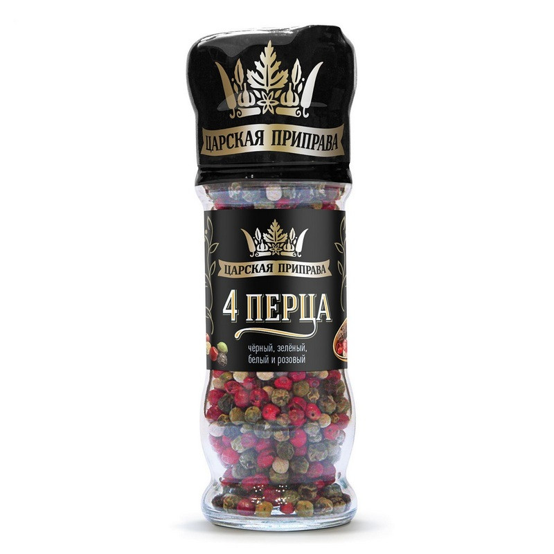 Перец Мельница Царская приправа 4 перца 35г - фото 1