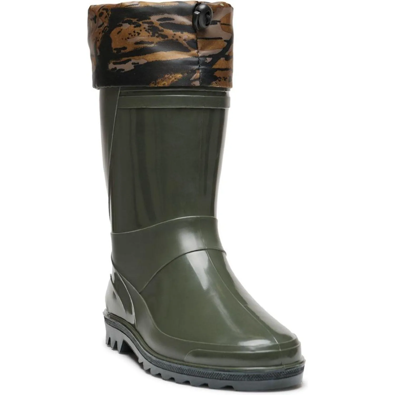 Сапоги мужские цв.оливковый мод.141/01 (р.46) (300) ПВХ с надставкой - фото 3