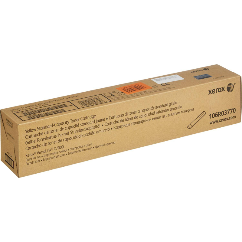 Картридж лазерный Xerox 106R03770 жел. для VersaLink C7000N/DN - фото 1