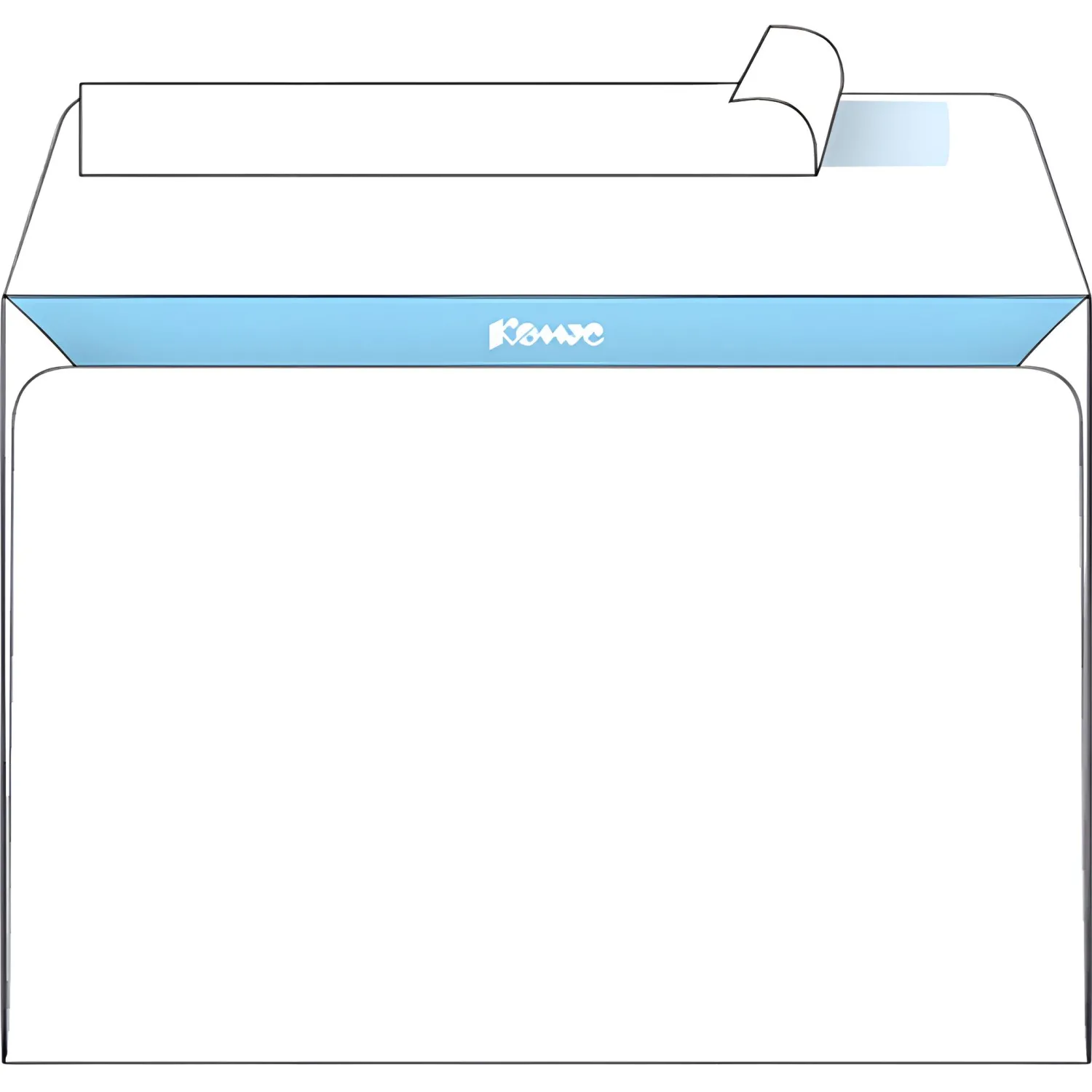 Конверт белый C4стрип BusinessPost 229х324 50шт/уп/3754 - фото 2