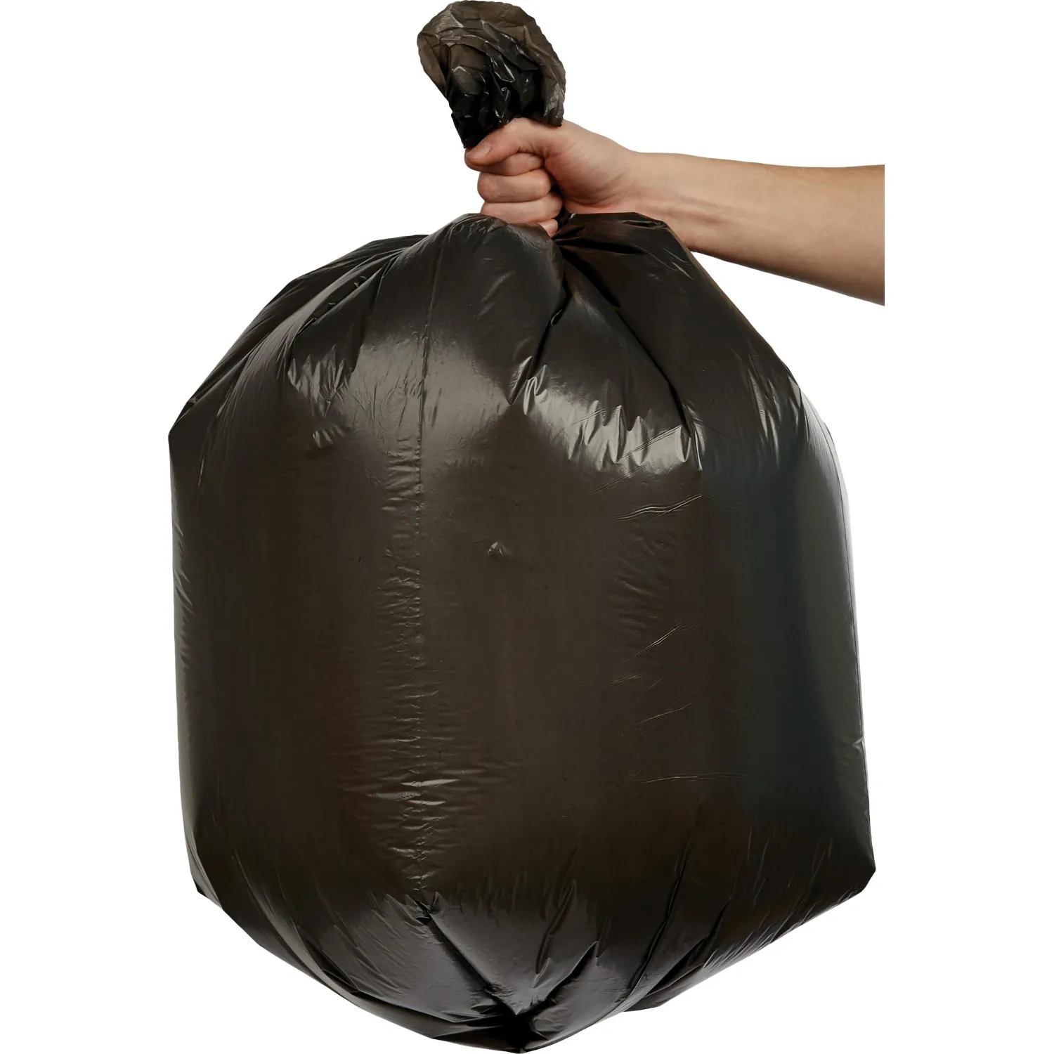 Мешки для мусора ПВД 120л 25мкм 10шт/рул черные 67х100см - фото 4