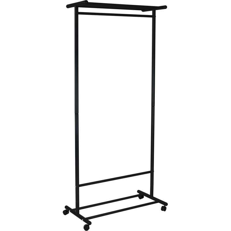 Вешалка МЕ_напольная М 9, колеса, чёрный - фото 1