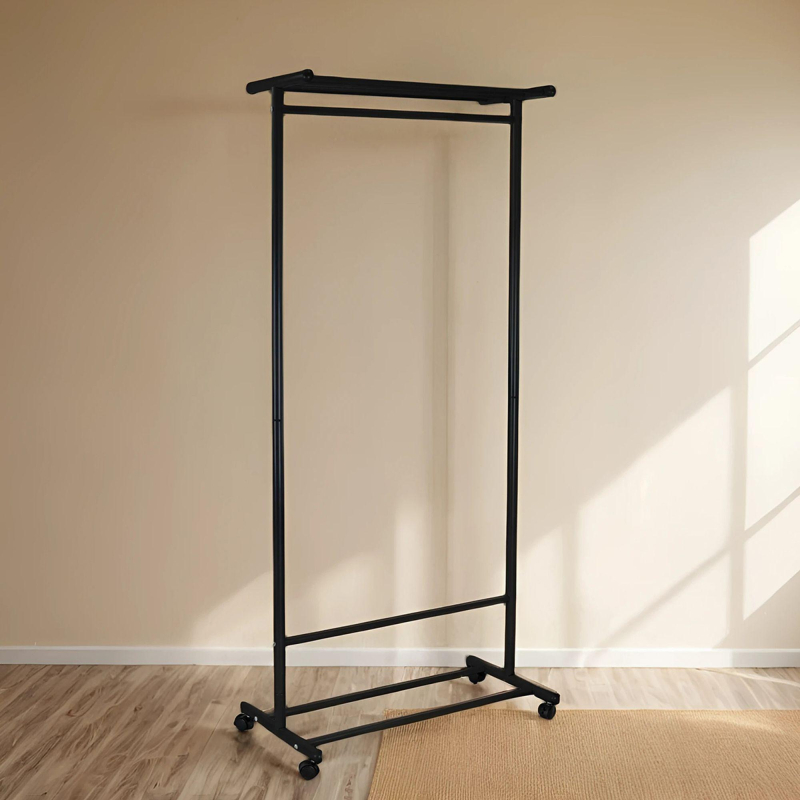 Вешалка МЕ_напольная М 9, колеса, чёрный - фото 4