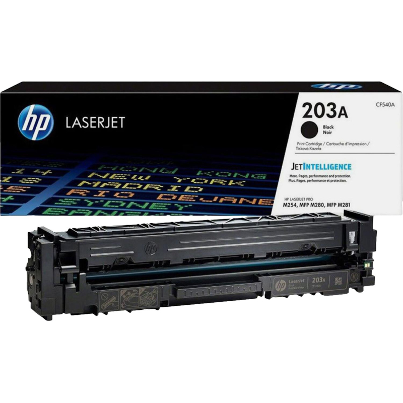 Картридж лазерный HP 203A CF540A чер. для CLJ Pro M254 MFP M280/281 - фото 1