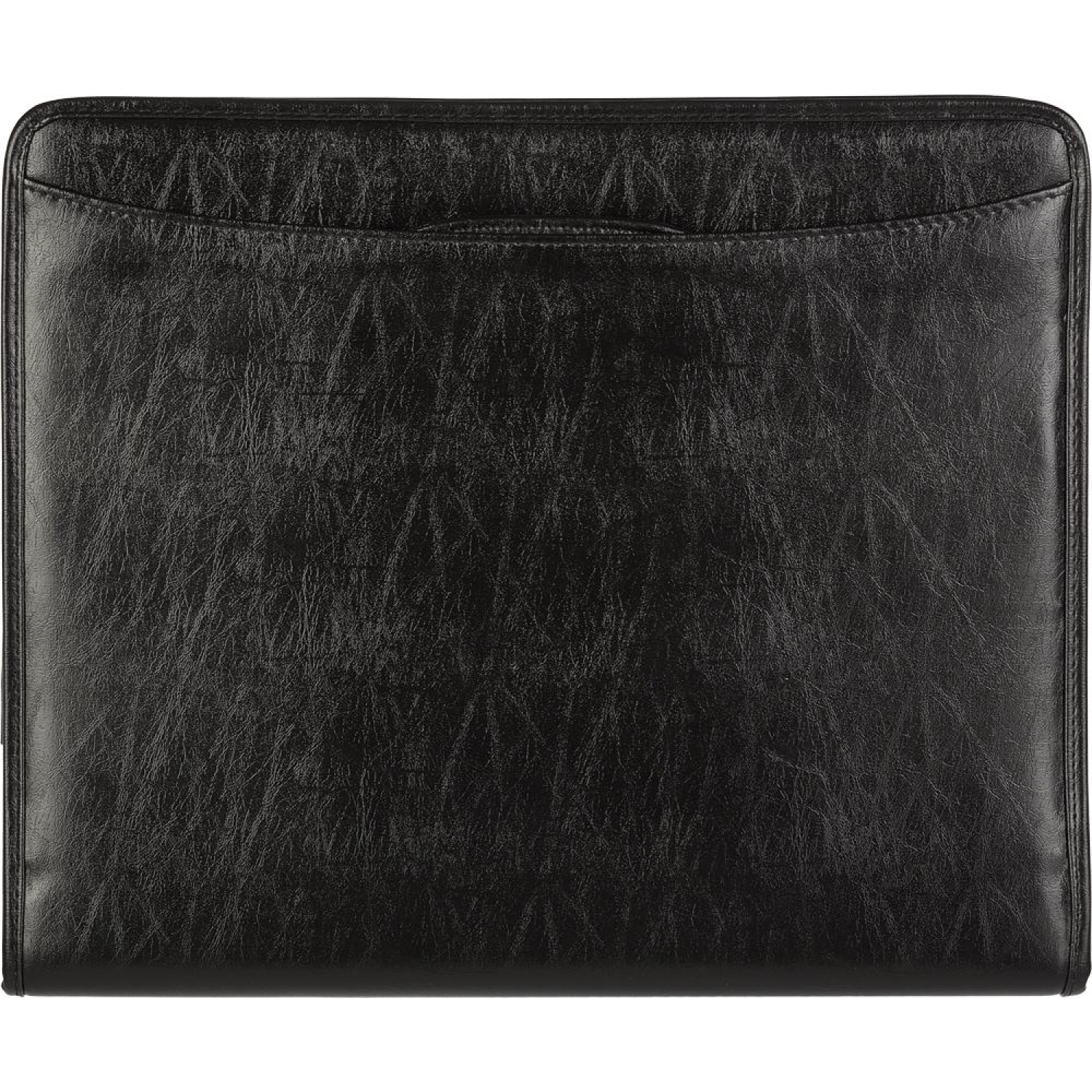 Папка деловая из кож/зам НАВИГАТОР N 108и на молн, с выдв.ручками, чер - фото 2