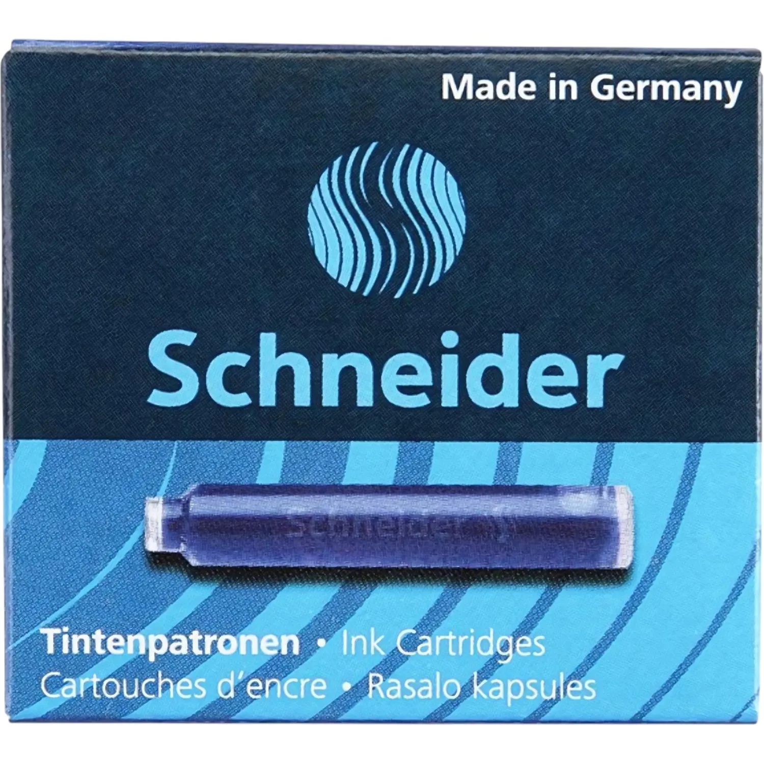 Картридж чернильный для перьевой ручки  SCHNEIDER син. 6шт./уп. Германия - фото 2