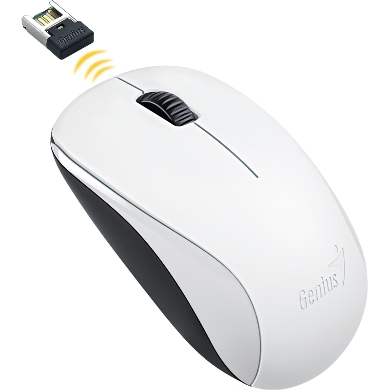 Мышь компьютерная GENIUS NX-7000 (G5 Hanger) Белый,  1200dpi. - фото 1