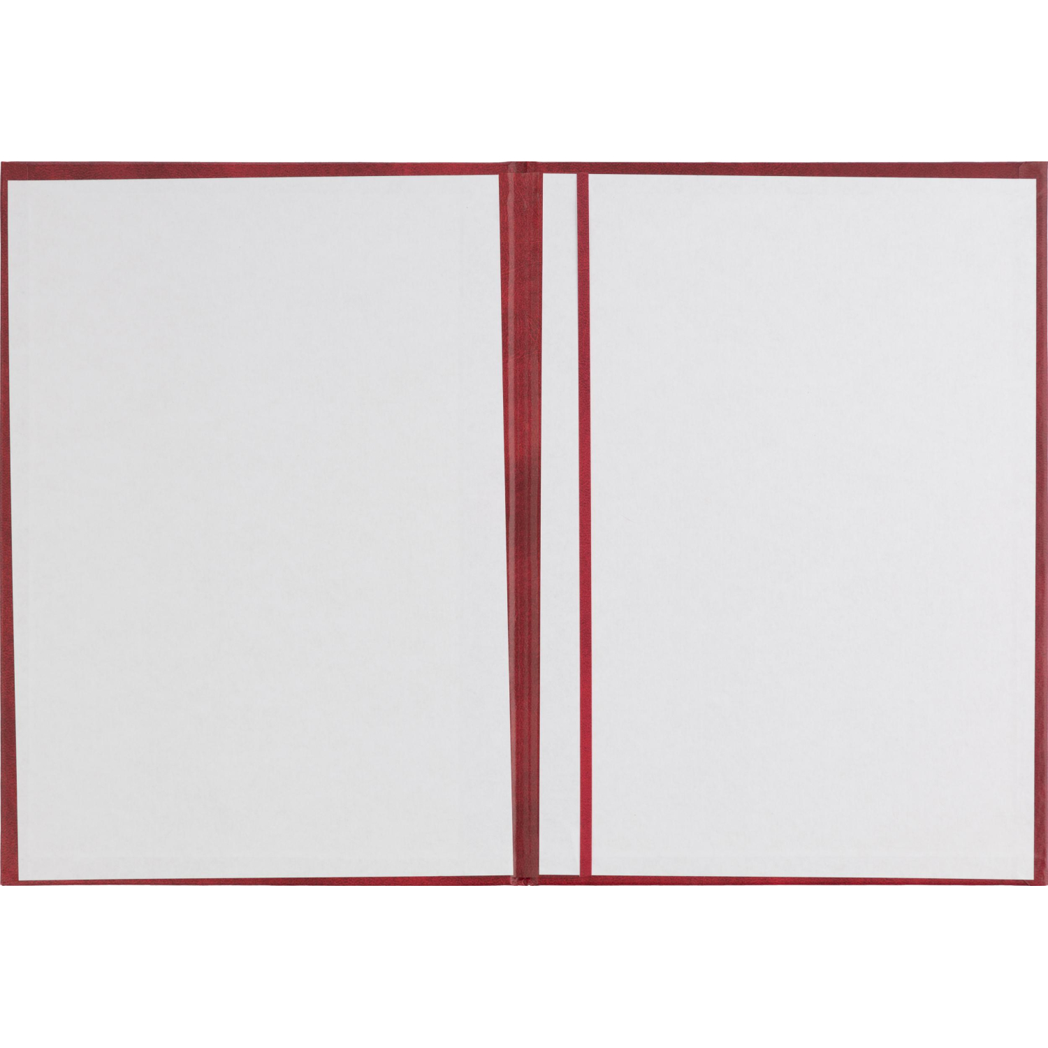 Папка адресная бумвинил А4 (объемная) С Юбилеем с виньеткой бордовая - фото 2