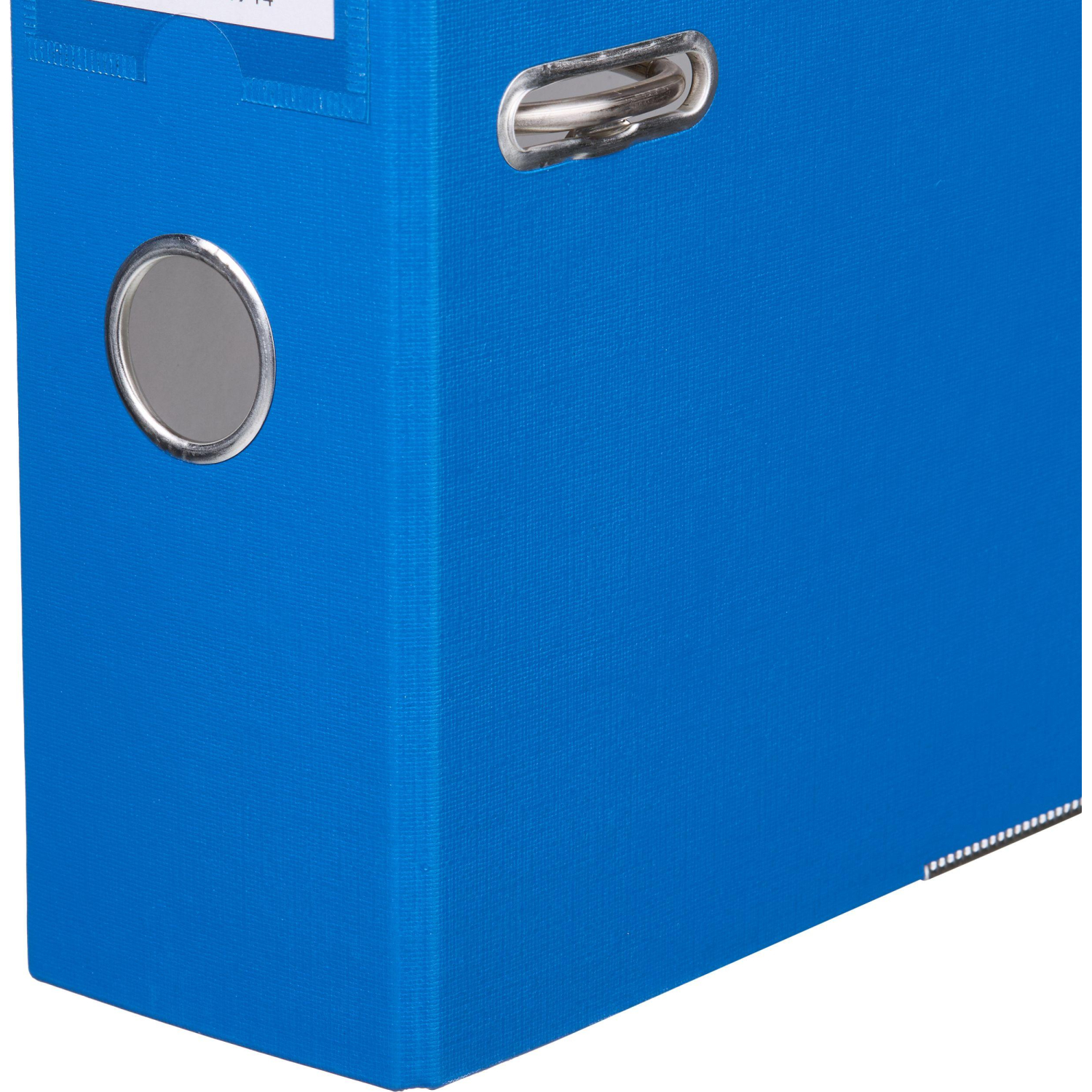 Папка-регистратор ATTACHE(ПВХ+бум)с мет.уголком,75мм,cиний, ПБП1,карм.кор - фото 7