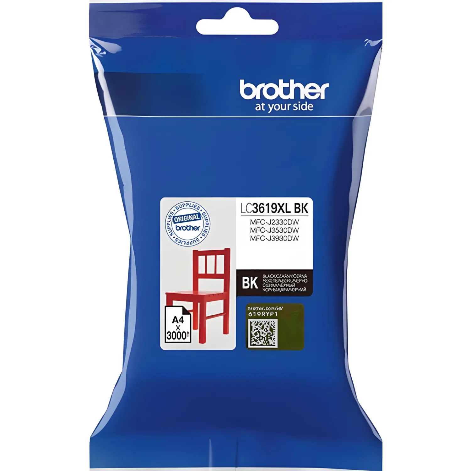 Картридж струйный Brother LC3619XLBK чер.пов.емк для MFCJ3530DW/3930DW - фото 2