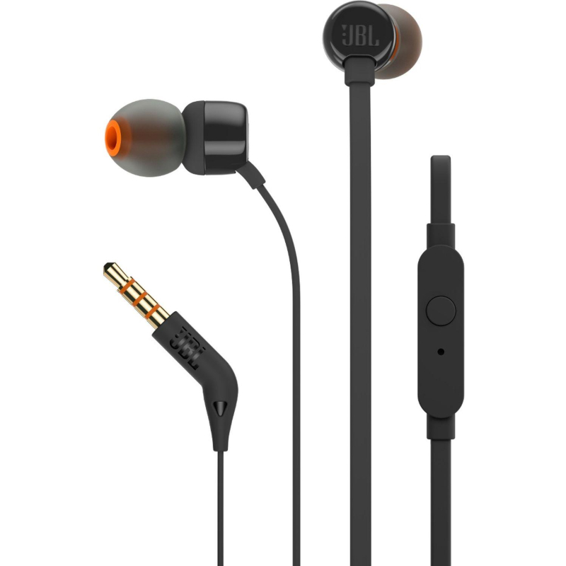 Наушники JBL T110BLK черный (JBLT110BLK) - фото 1
