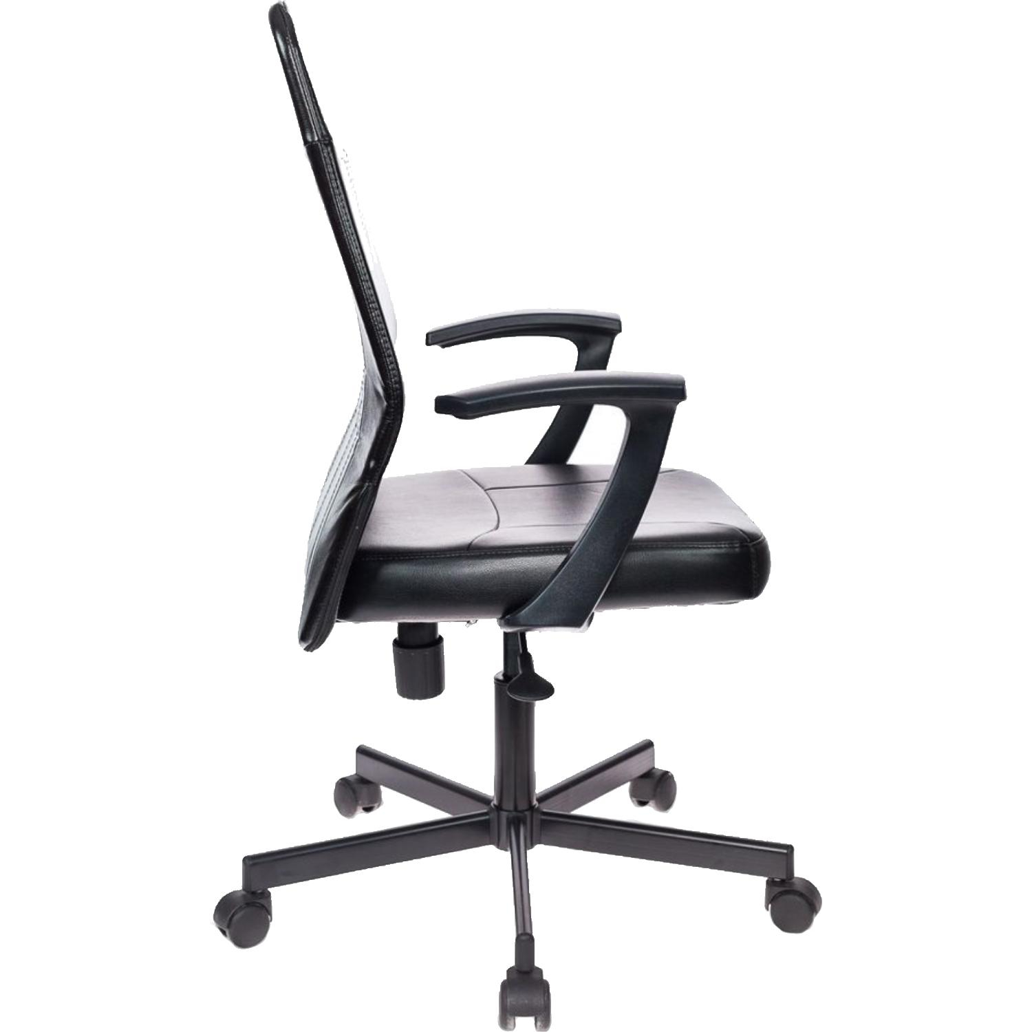 Кресло VB_EChair-224 PPU к/з черный, металл - фото 3