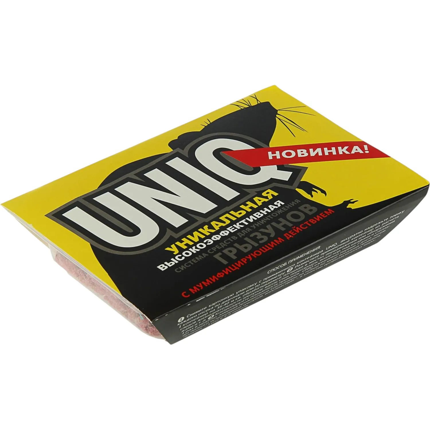 Средство от грызунов UNIQ гель 150г+гранулы 100г UN250 - фото 1