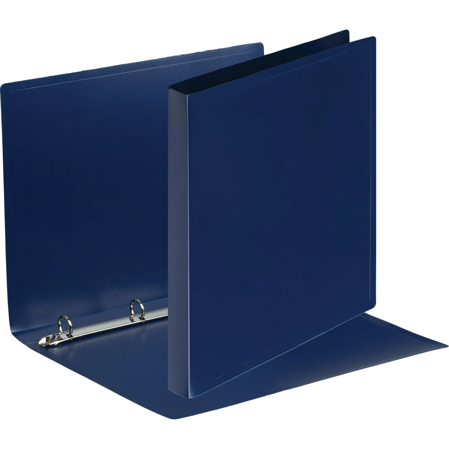Папка на 4-х кольцах пласт. 16/25мм А4 ATTACHE синяя - фото 2