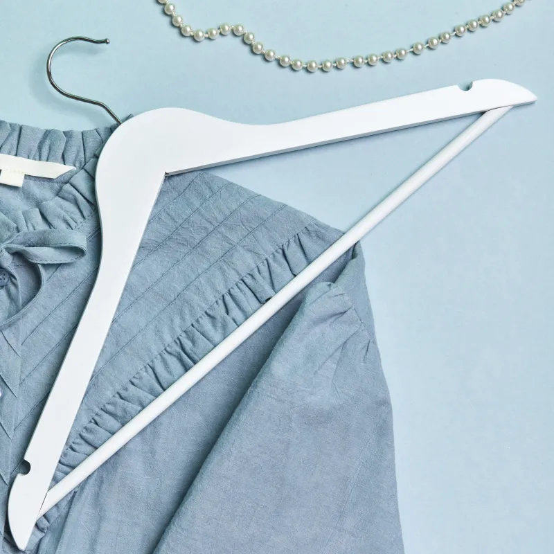 Вешалка-плечики WW_ Attache F6612NM-W3/LH001-W дер,пер,плос,р48-50бел.УП3шт - фото 4