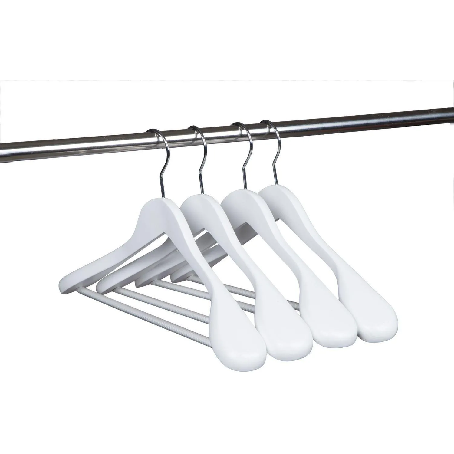 Вешалка-плечики WW_Attache CU9632M-W/LH031-W дерево,перекл,анат,р48-50 бел - фото 5