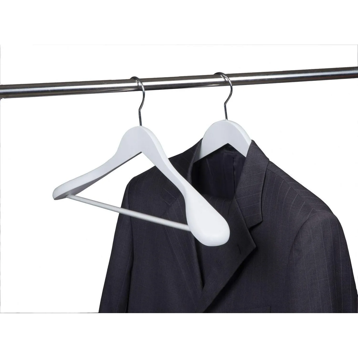 Вешалка-плечики WW_Attache CU9632M-W/LH031-W дерево,перекл,анат,р48-50 бел - фото 6