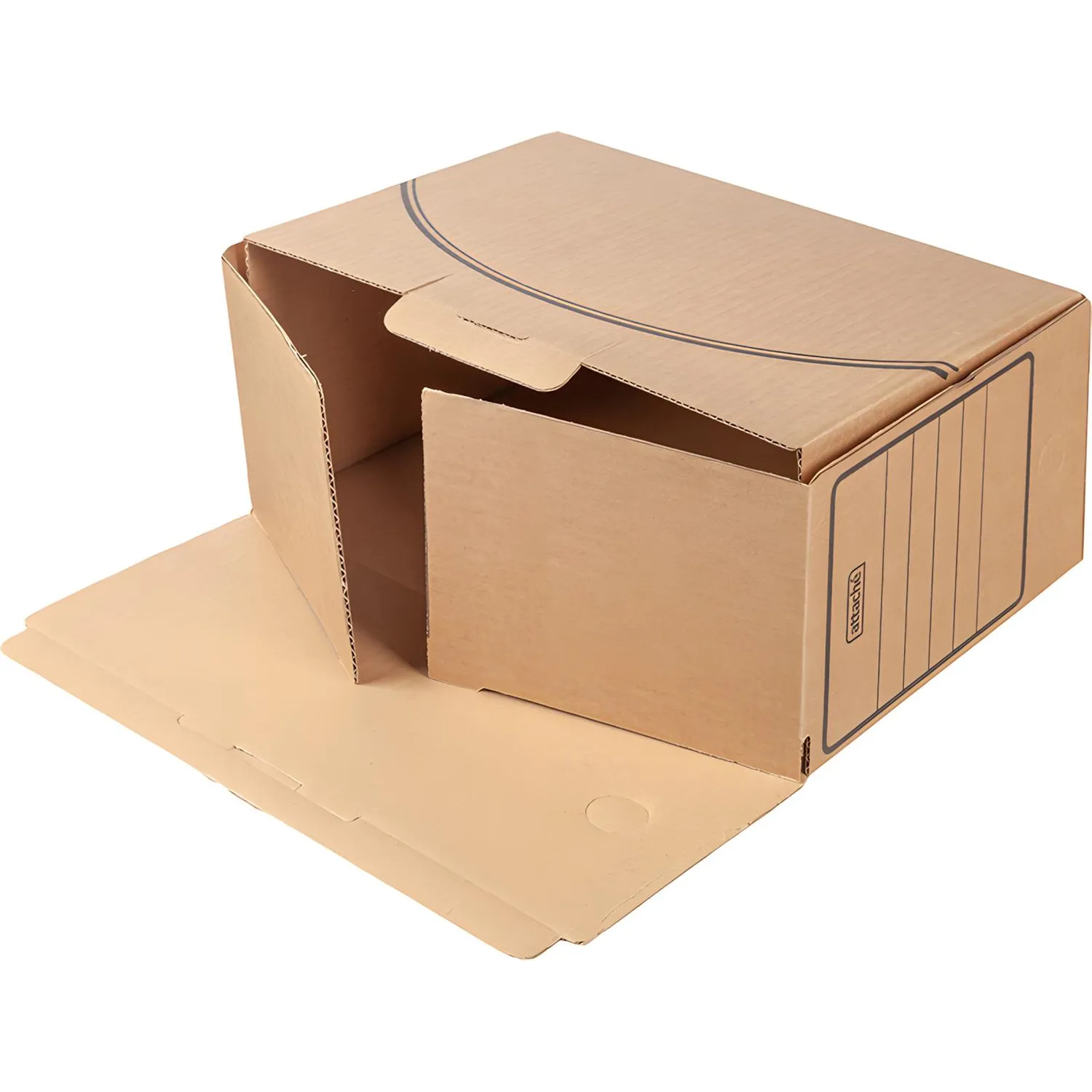 Короб архивный с вырубным замком Attache Economy 150мм, 5 шт.уп - фото 2