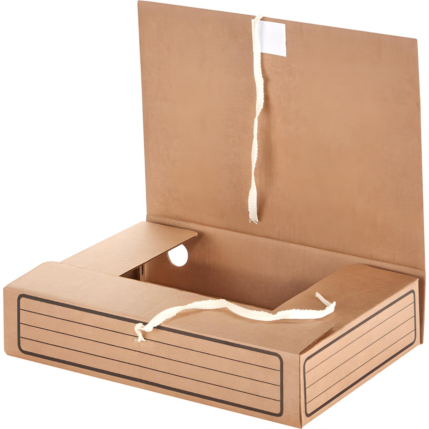 Короб архивный с завязками  75мм,5шт.уп - фото 2