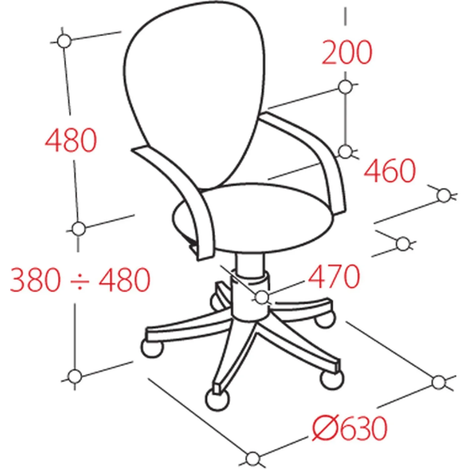 Кресло UP_Prestige жест.подл.Самба к/з чёрный Z01/PV1 - фото 3