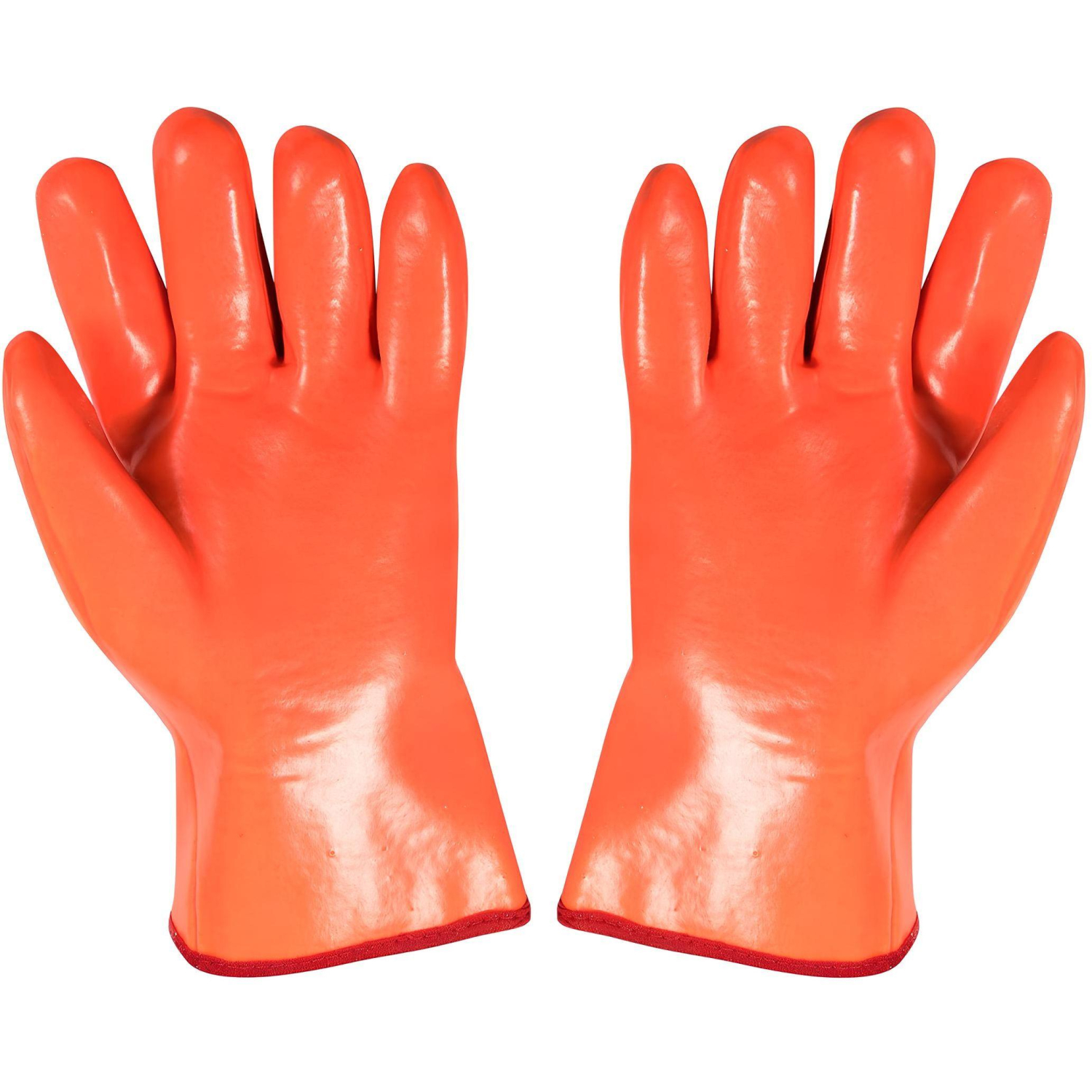 Перчатки защитные нефтеморозостойкие ПВХ утепленные р-р 10 манжет раструб - фото 4