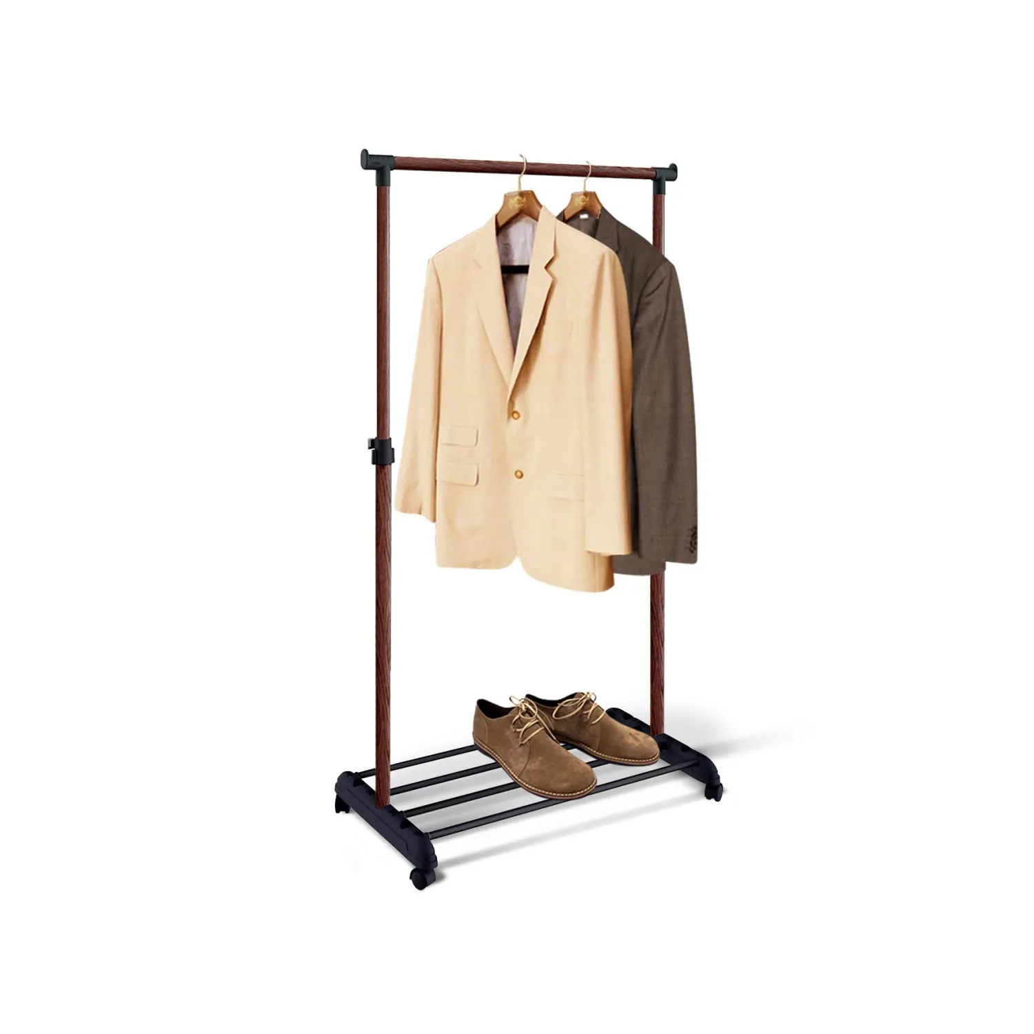 Вешалка EL_гардеробная CH-4345 черный/темный орех (911201/В1-65) - фото 1