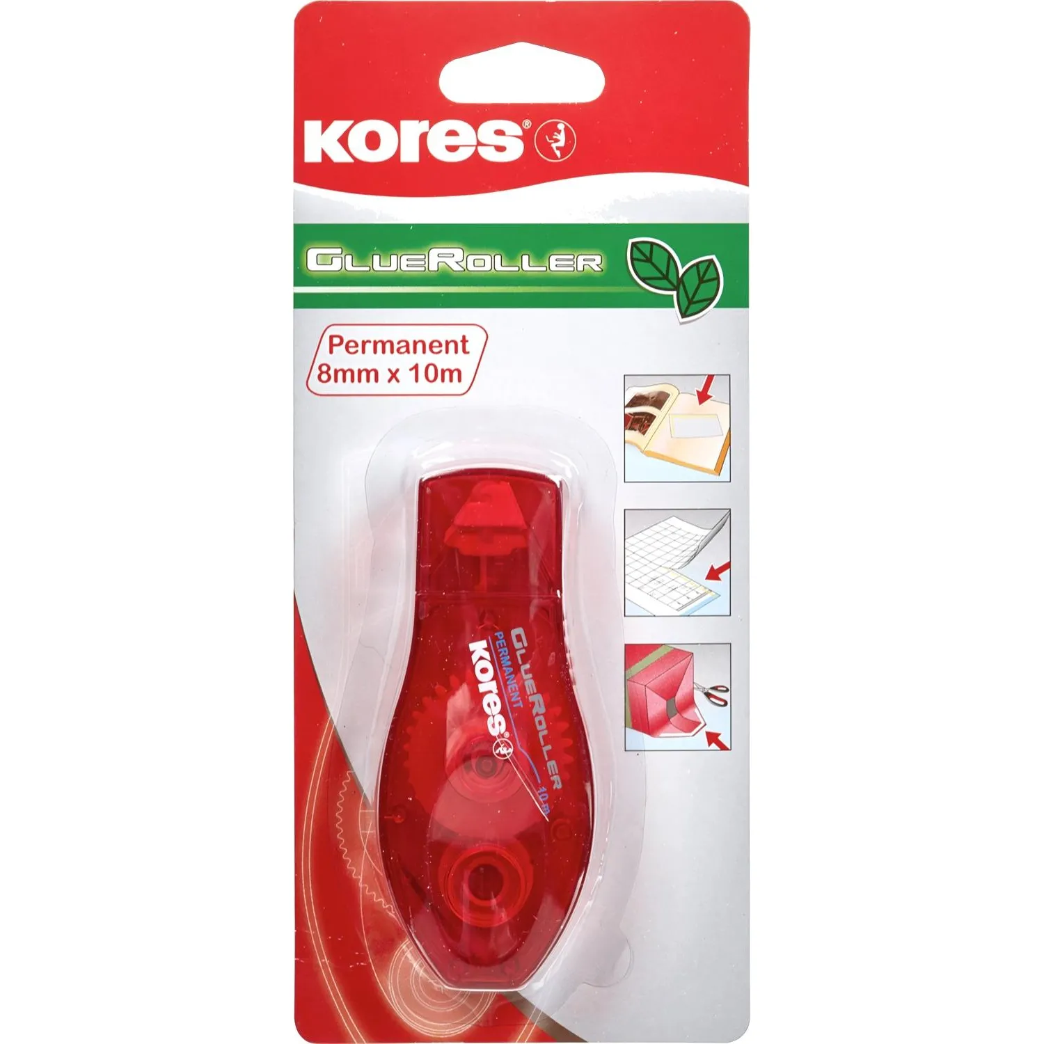 Клей ленточный 8мм х 10м KORES перманент &#039;38112 - фото 3