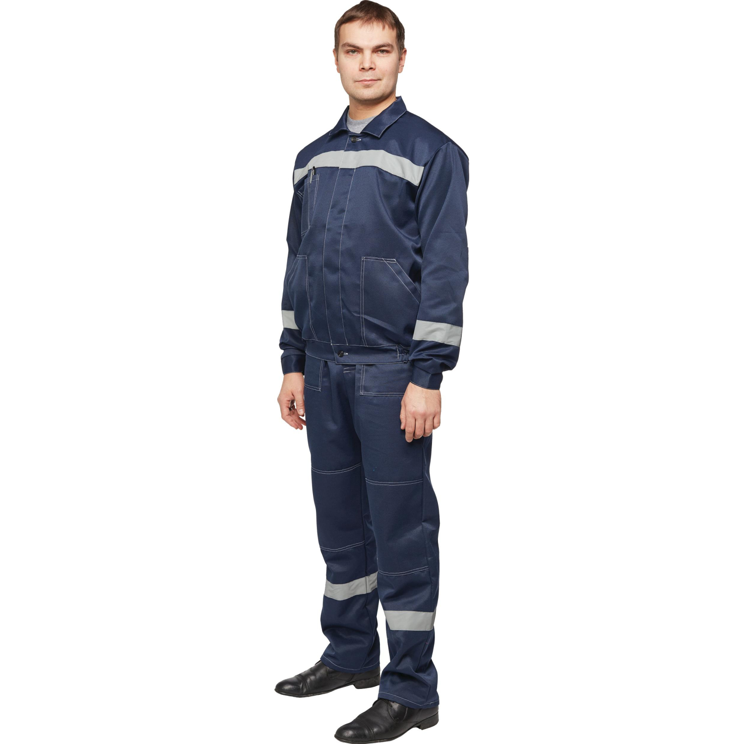 Костюм рабочий летний муж. л22-КПК т-син. (р.44-46) 158-164 (Арсенал-СП) - фото 2