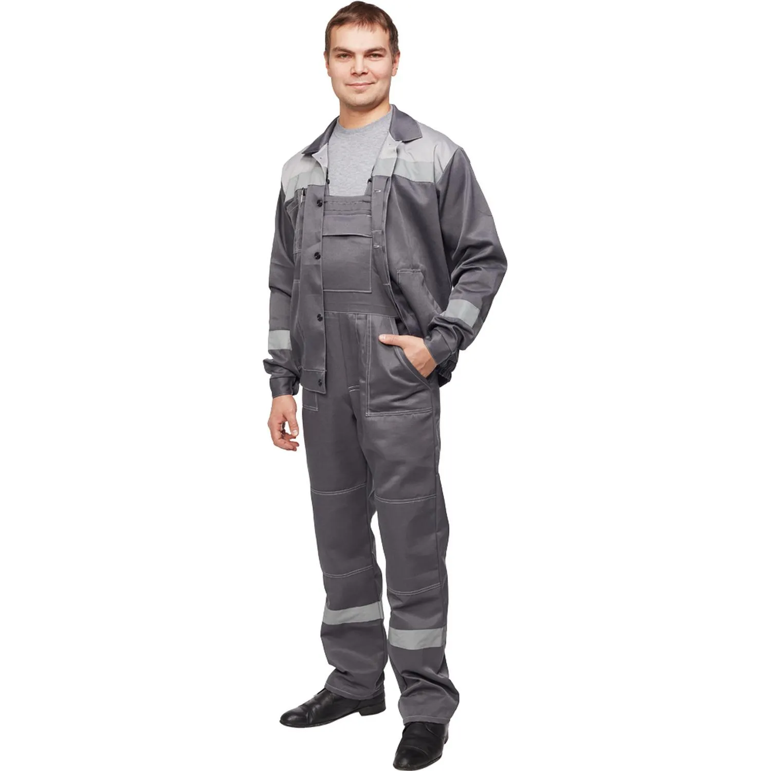 Костюм летний муж. л22-КПК т.сер./св.сер (р.48-50) 158-164 (Арсенал-СП) - фото 15