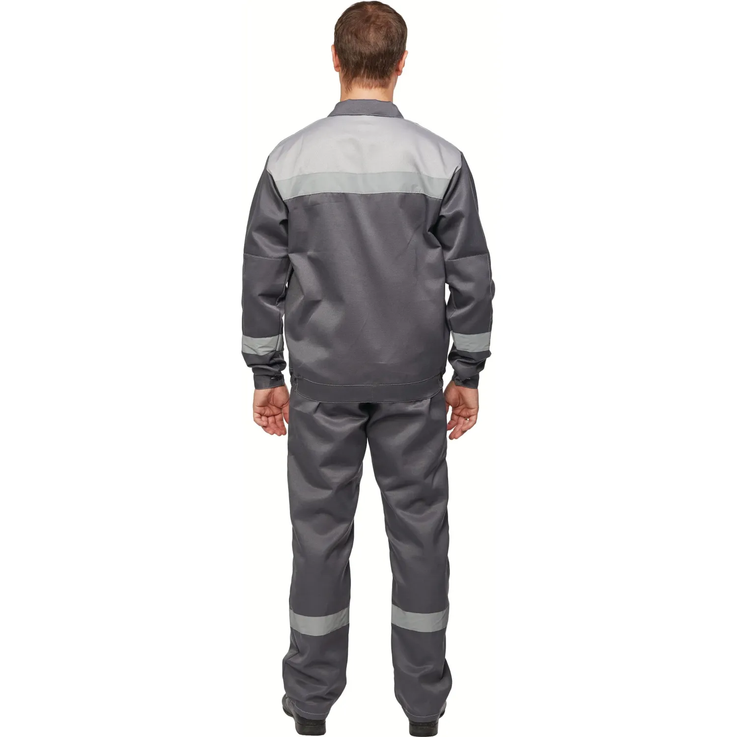 Костюм летний муж. л22-КПК т.сер./св.сер (р.56-58) 170-176 (Арсенал-СП) - фото 4