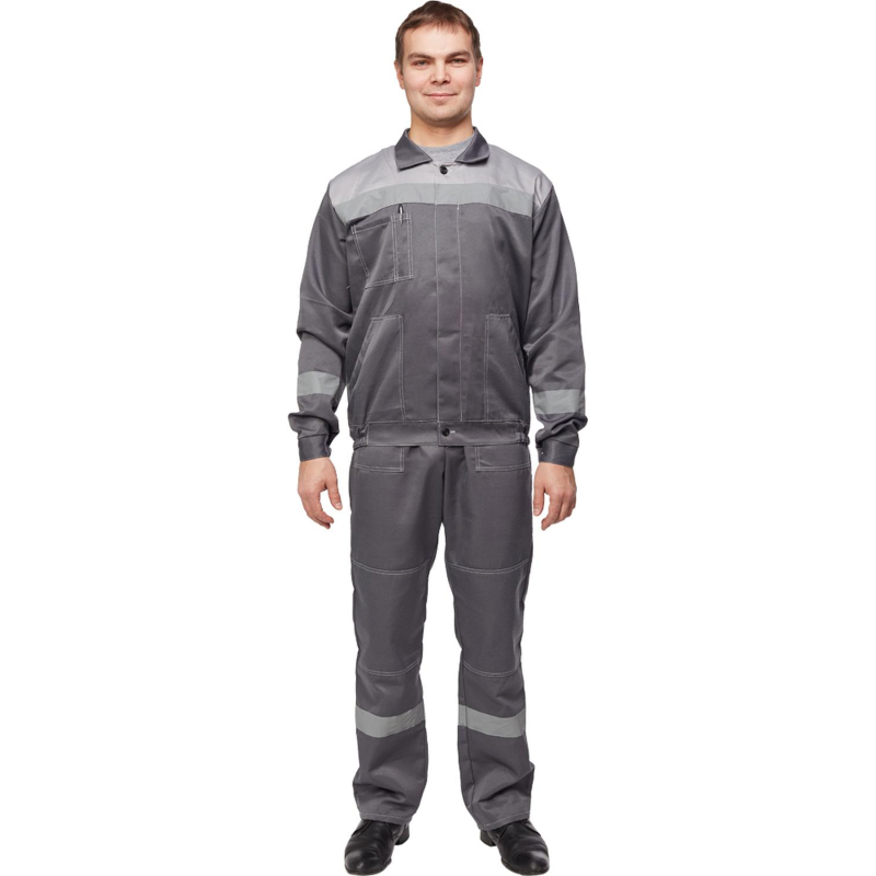 Костюм летний муж. л22-КПК т.сер./св.сер (р.68-70) 182-188 (Арсенал-СП) - фото 16