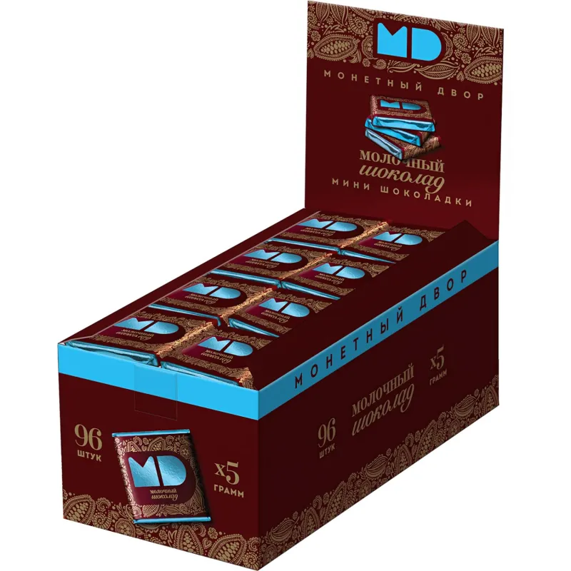 Шоколад Монетный двор Молочный 5г/96 шт - фото 1