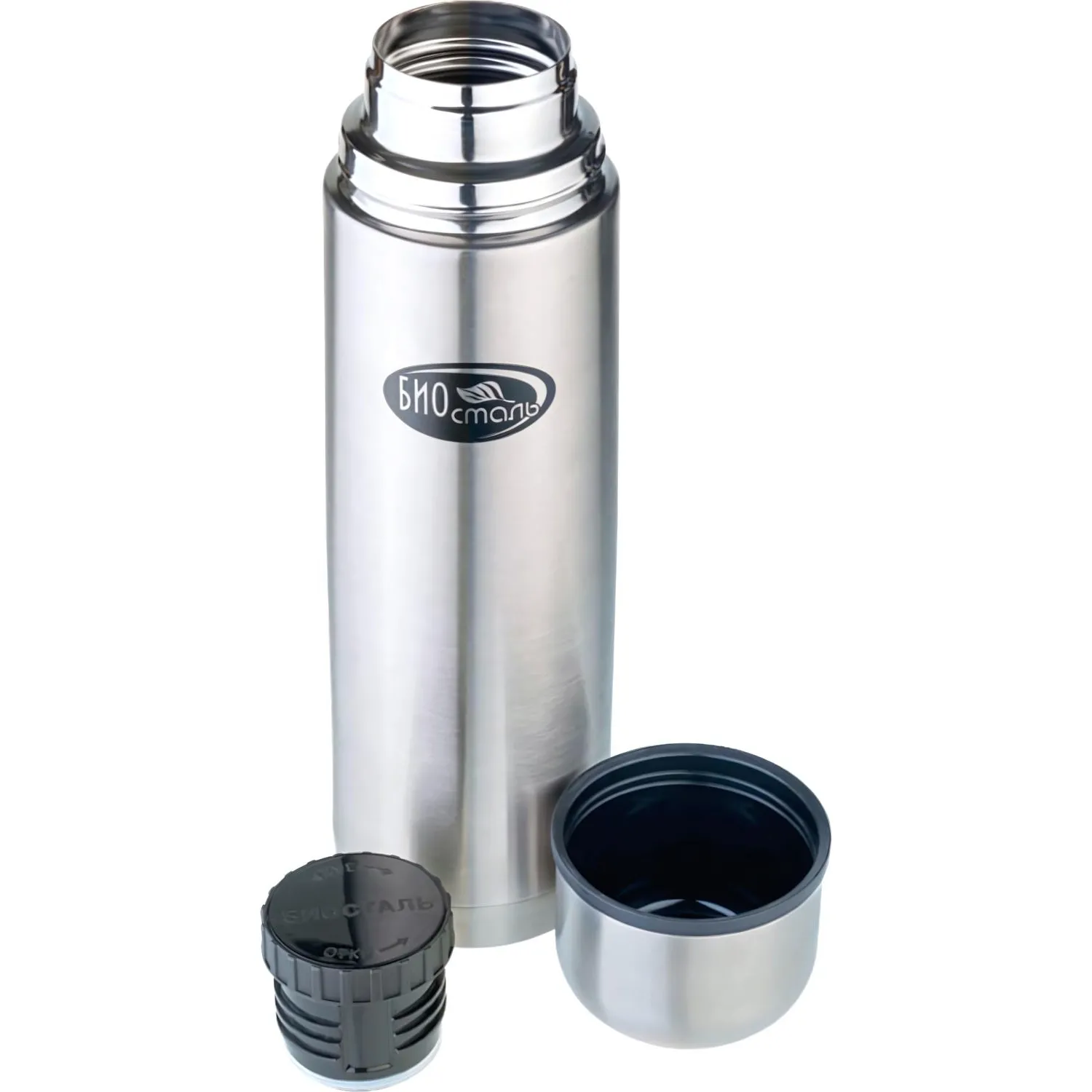 Термос БИОСТАЛЬ с узкой горловиной, 1.0 л. NB-1000 -2 Термос БИОСТАЛЬ с узкой горловиной, 1.0 л. NB-1000 -2 - фото 3