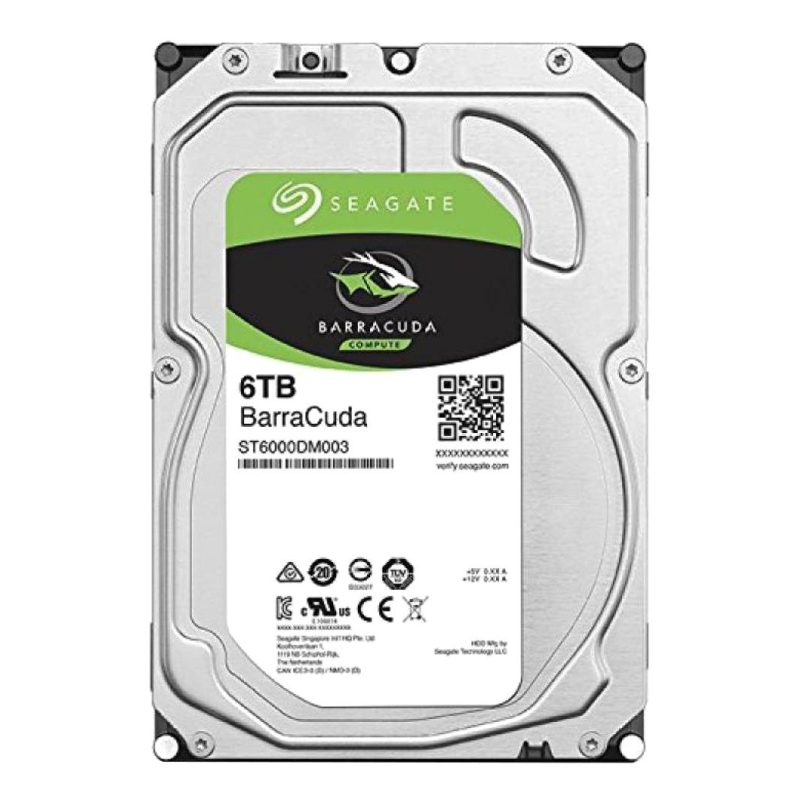 Жесткий диск Seagate BarraCuda 6TB, SATA, 5400rpm, 256MB(ST6000DM003) - фото 1