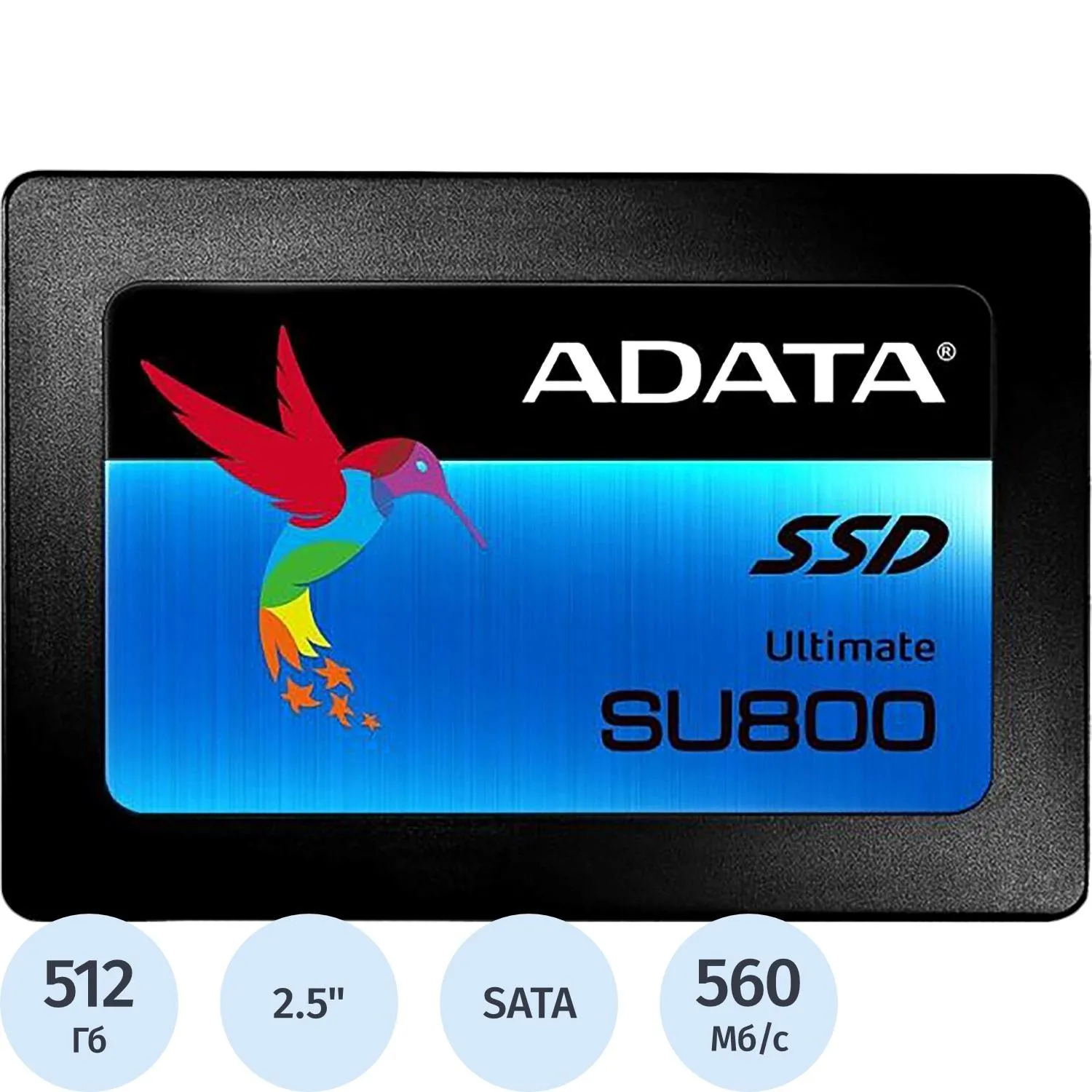 SSD накопитель A-DATA Ultimate SU800 512GB SSD(ASU800SS-512GT-C) - фото 1
