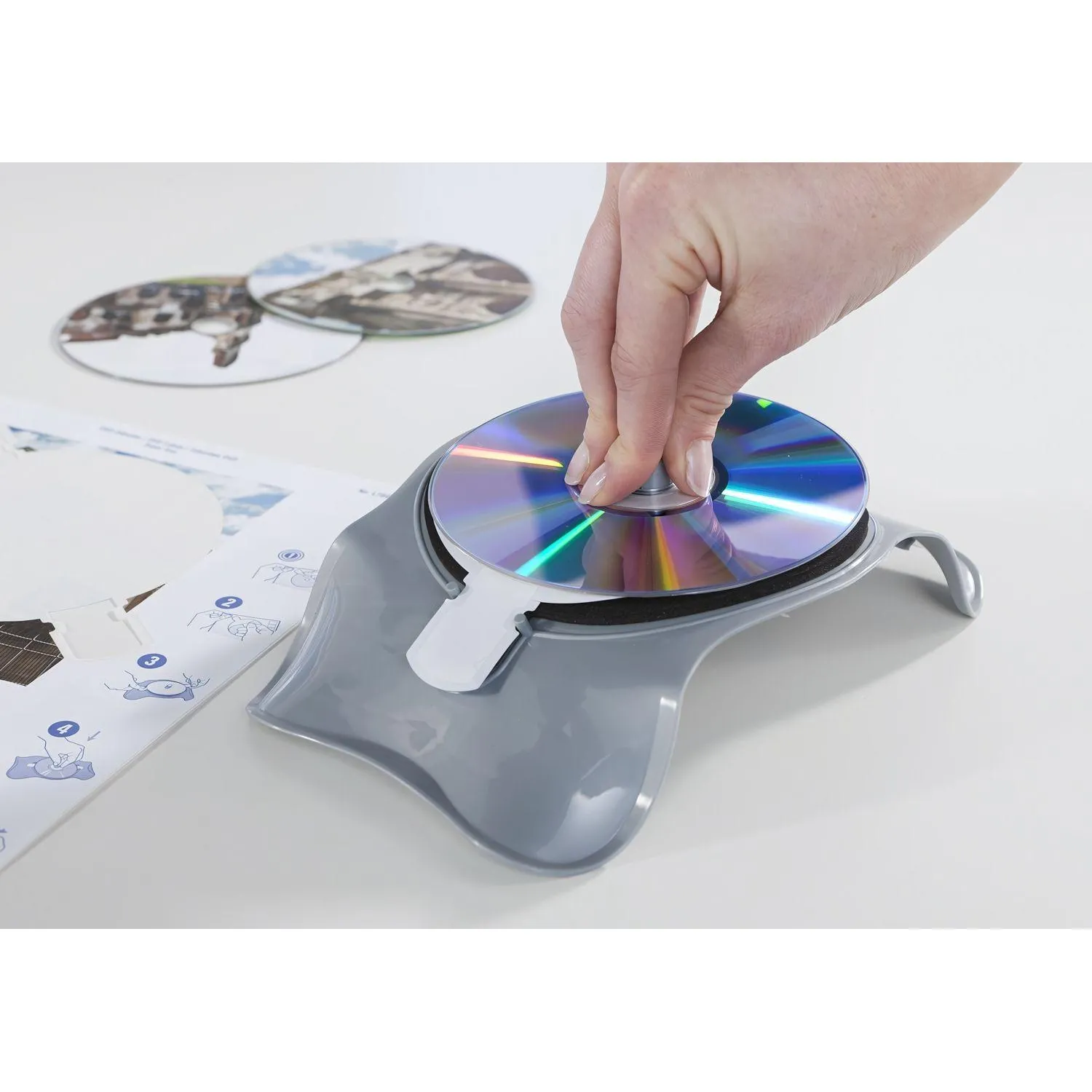 Этикетки самоклеящиеся для CD/DVD, д/41, 50 шт, Avery Zweckform, L6015-25 - фото 3