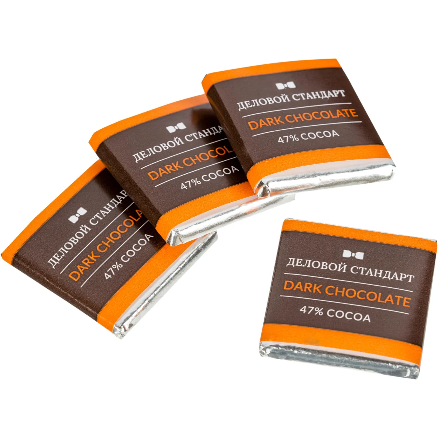Шоколад порционный Деловой Стандарт темный 47%, 5гx160шт, 800г - фото 2