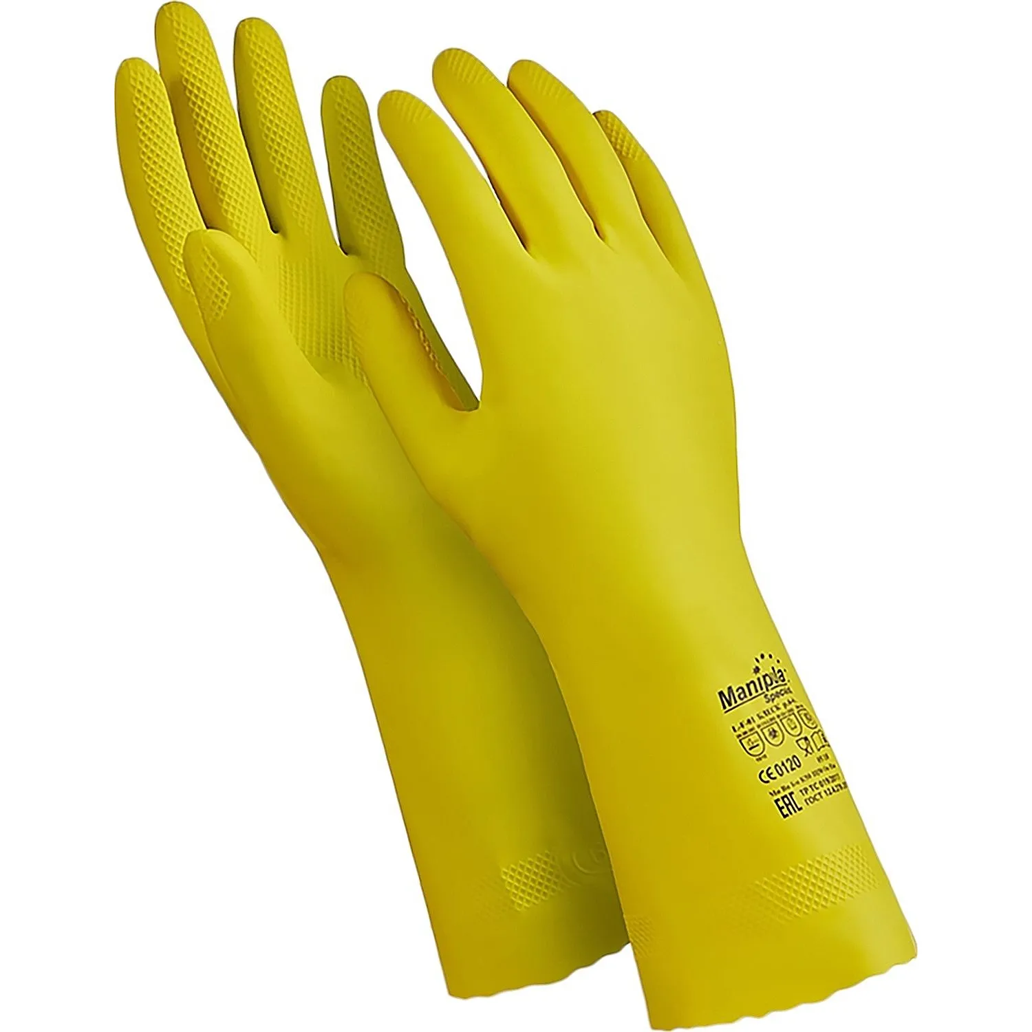 Перчатки защитные латекс Manipula БЛЕСК (L-F-01/CG-941) р.9-9,5 (L),ПС - фото 2