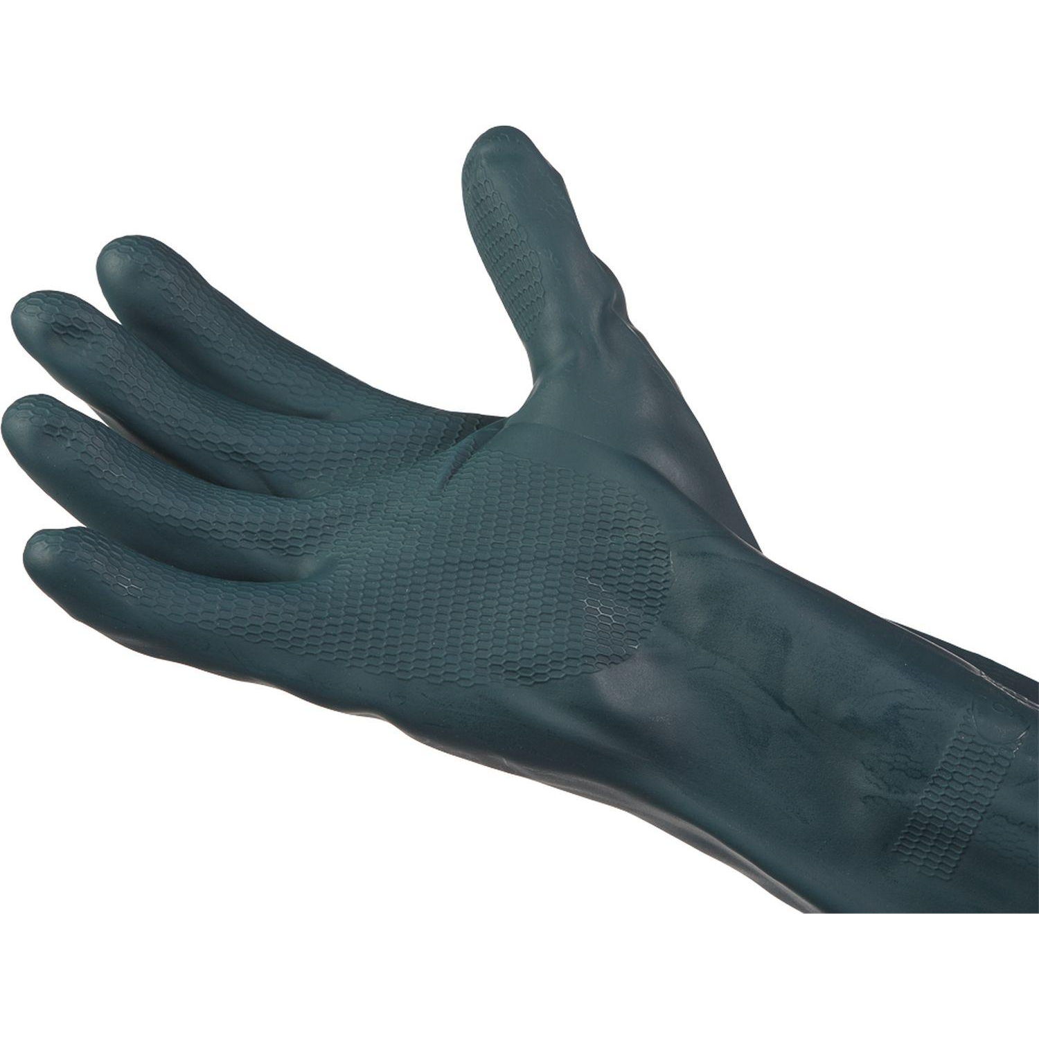 Перчатки защитные латекс/неопрен Manipula ХИМИК (LN-F-08) р.9-9,5 (L) - фото 3