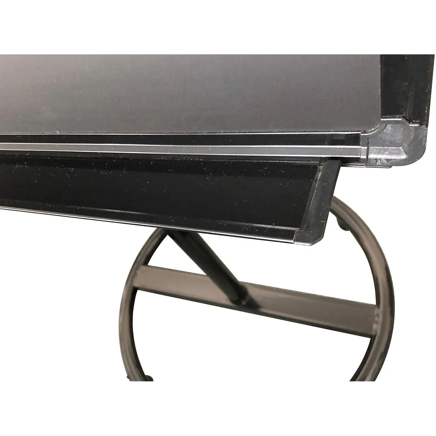 Флипчарт магнитно-мелов. на роликах 100x70 см черный - фото 4