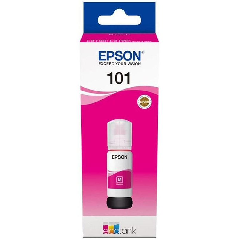 Чернила Epson 101 C13T03V34A пурп. для EcoTank L6160/6170 - фото 1