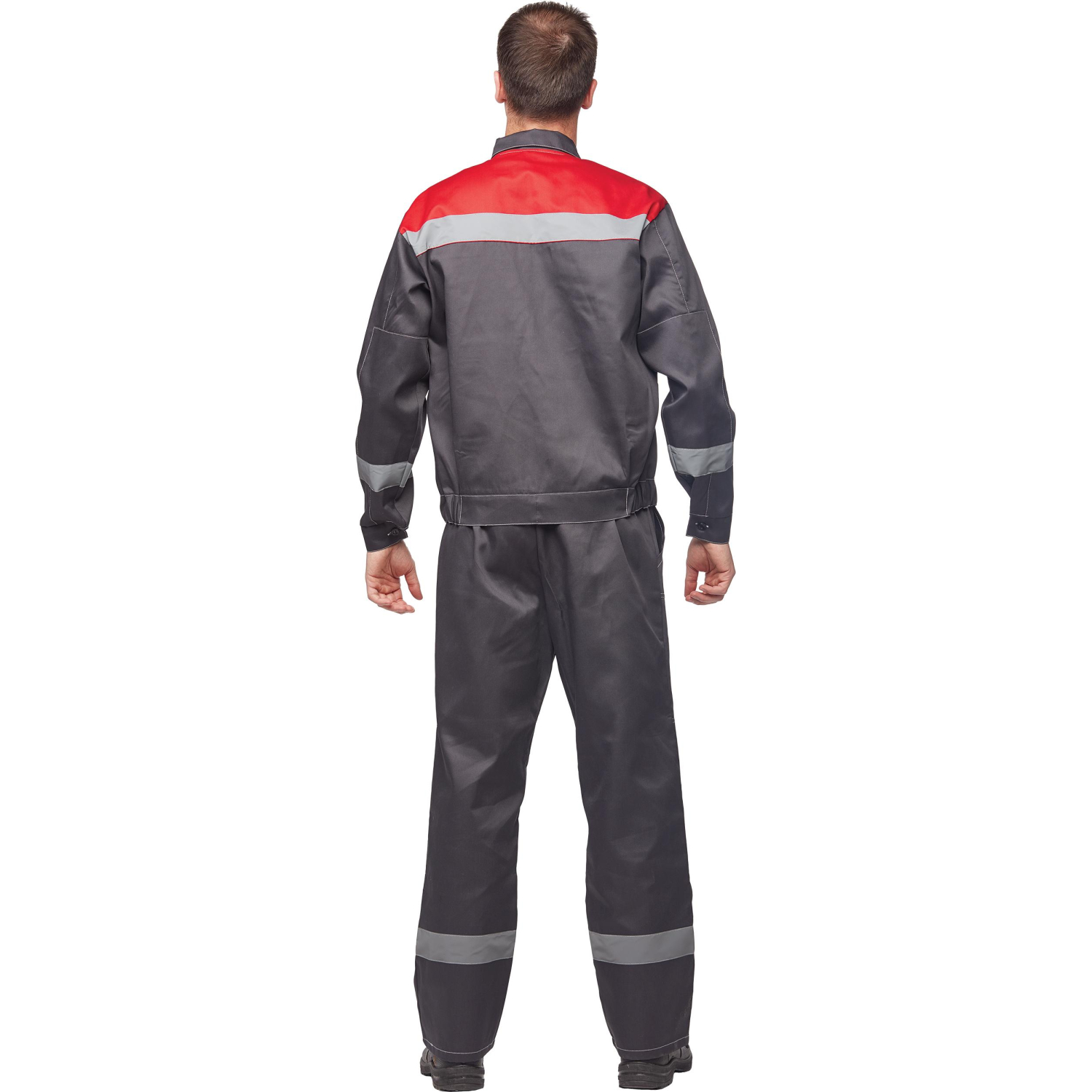 Костюм летний муж. л20-КБР сер/красн (р.64-66) 170-176 (Арсенал-СП) - фото 4