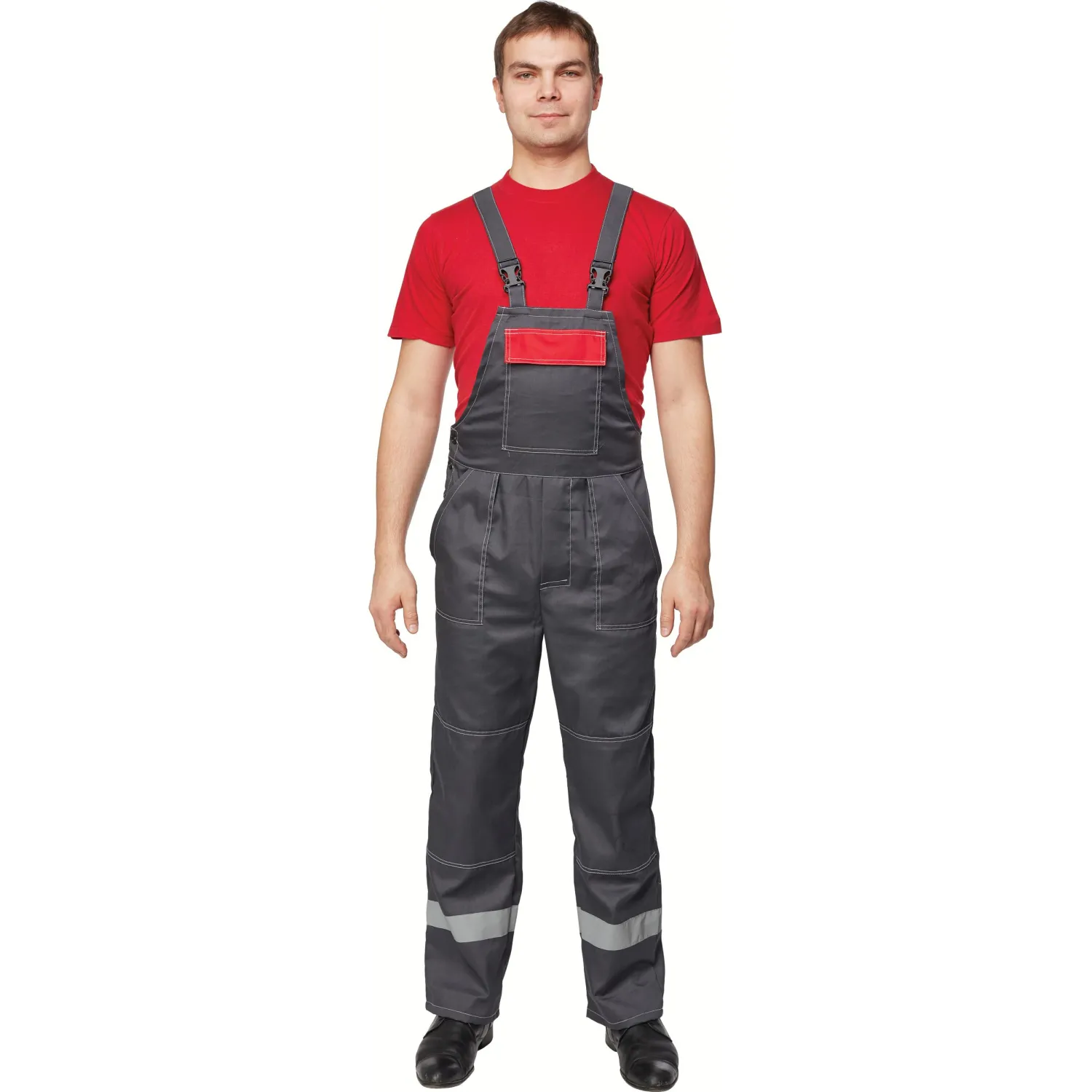 Костюм лет муж (куртка, пк) л20 сер/крас 104-108/158-164 (Арсенал-СП) - фото 5