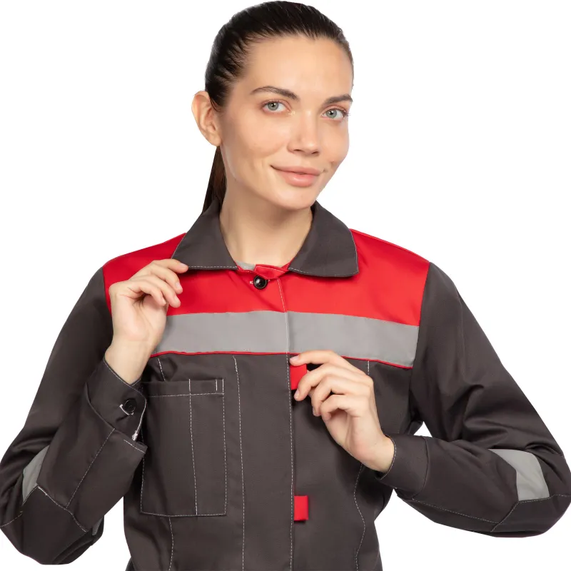 Костюм летний жен. л20-КБР сер/красн (р.56-58) 170-176 (Арсенал-СП) - фото 9