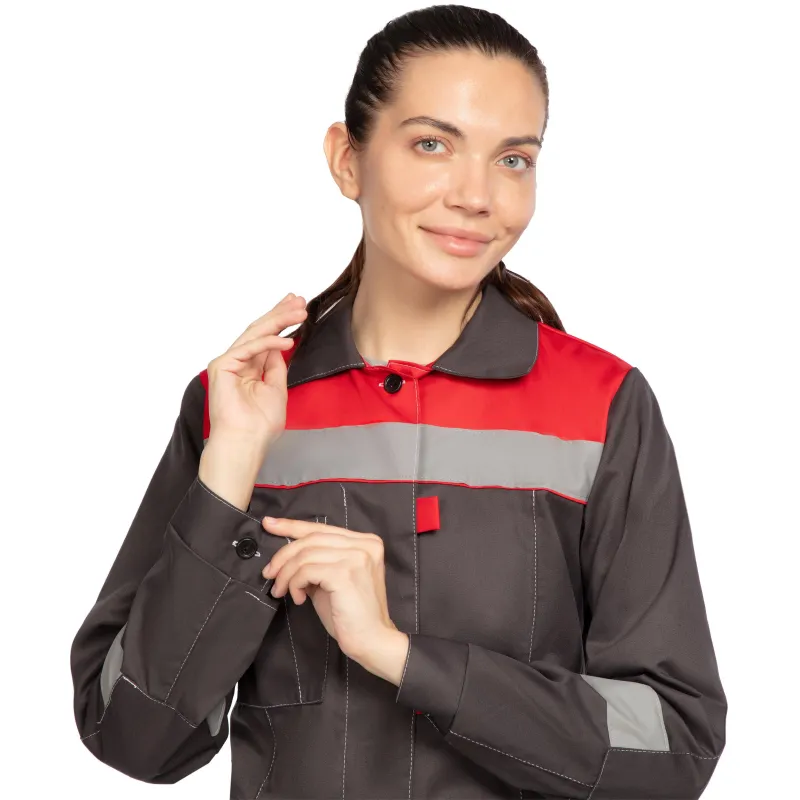 Костюм летний жен. л20-КБР сер/красн (р.64-66) 170-176 (Арсенал-СП) - фото 10