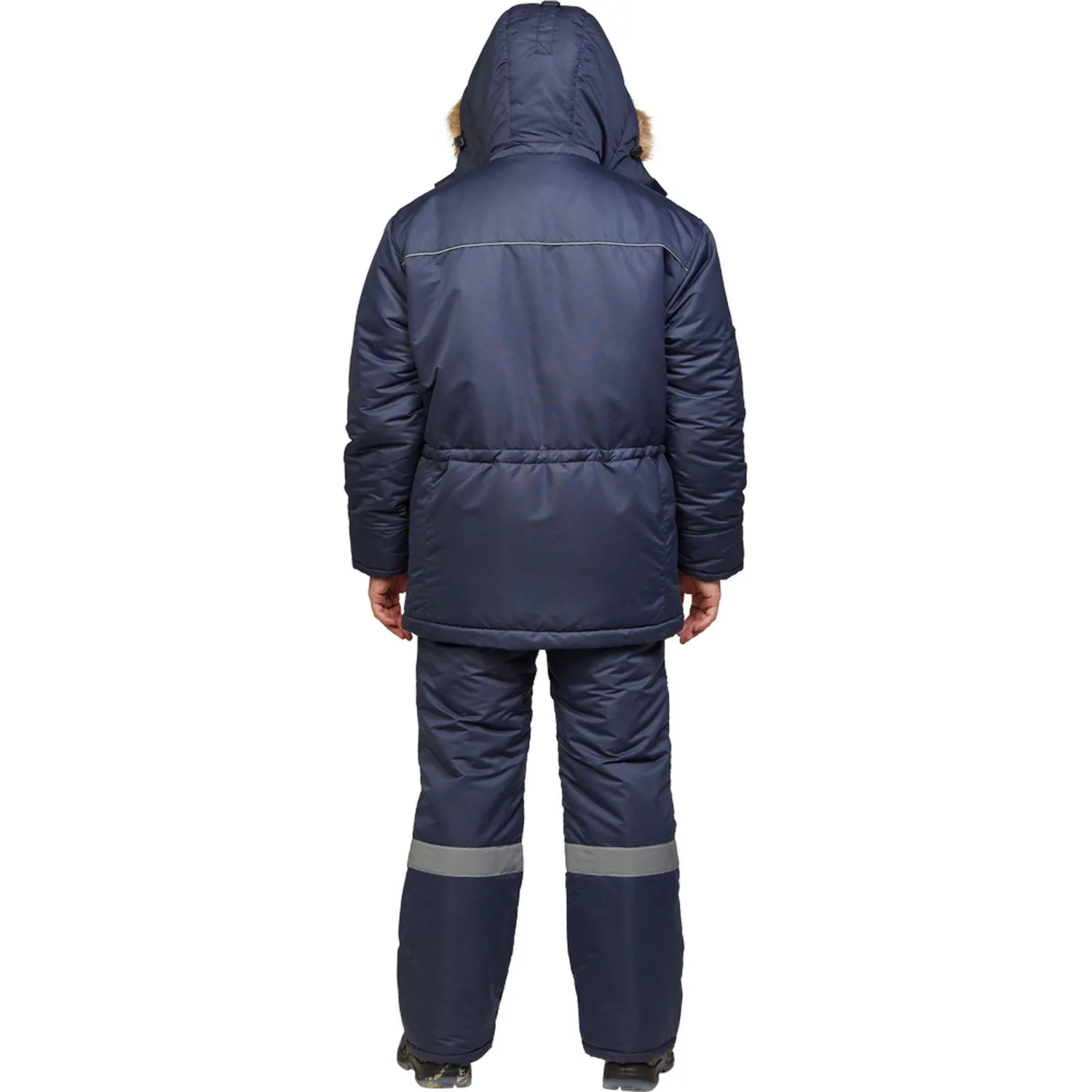 Брюки рабочие зимние муж. з28-БР син (р.56-58)170-176 - фото 13