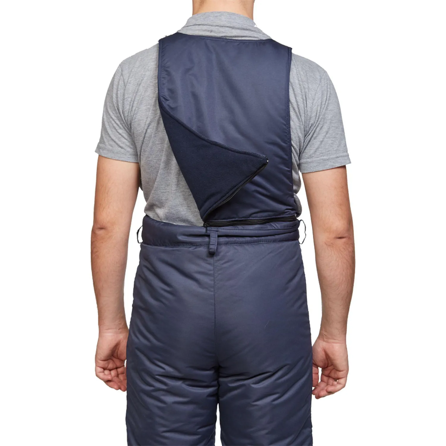 Брюки рабочие зимние муж. з28-БР син (р.56-58)170-176 - фото 14