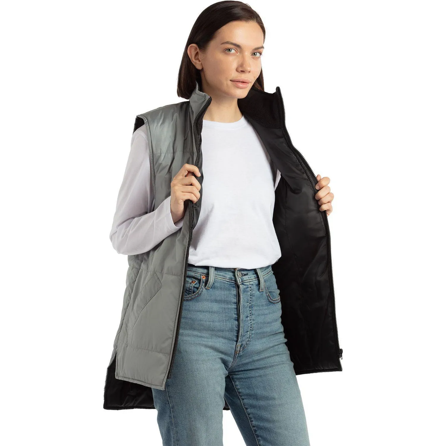 Жилет утепленный универсальный Комфорт+ сер 88-92/170-176 - фото 8