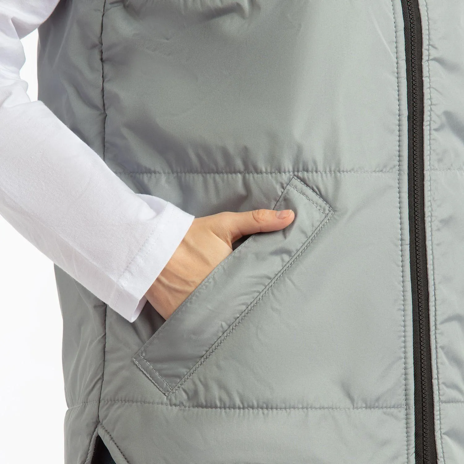 Жилет утепленный универсальный Комфорт+ сер 88-92/170-176 - фото 12